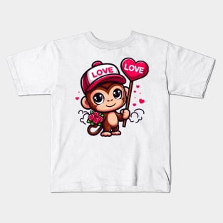 Valentine's Cartoon Delights T-Shirt Kids T-Shirt